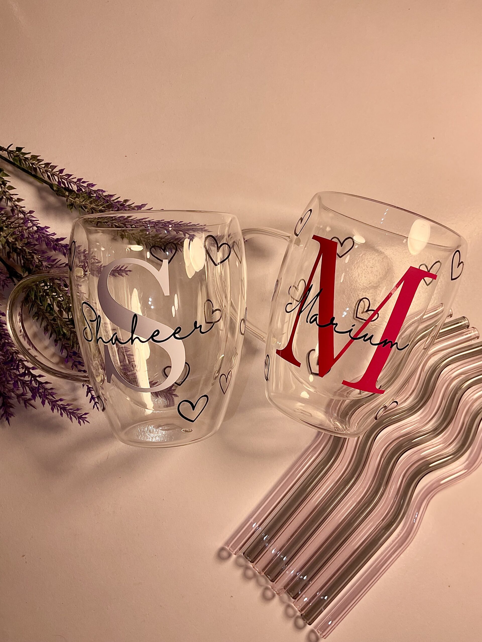 Personalized Double-Wall Glass Cup - Image 3