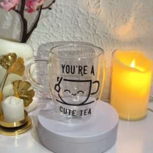 Double Wall Glass Chai Mugs