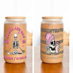 Skeleton Glass Tumbler - 550ml