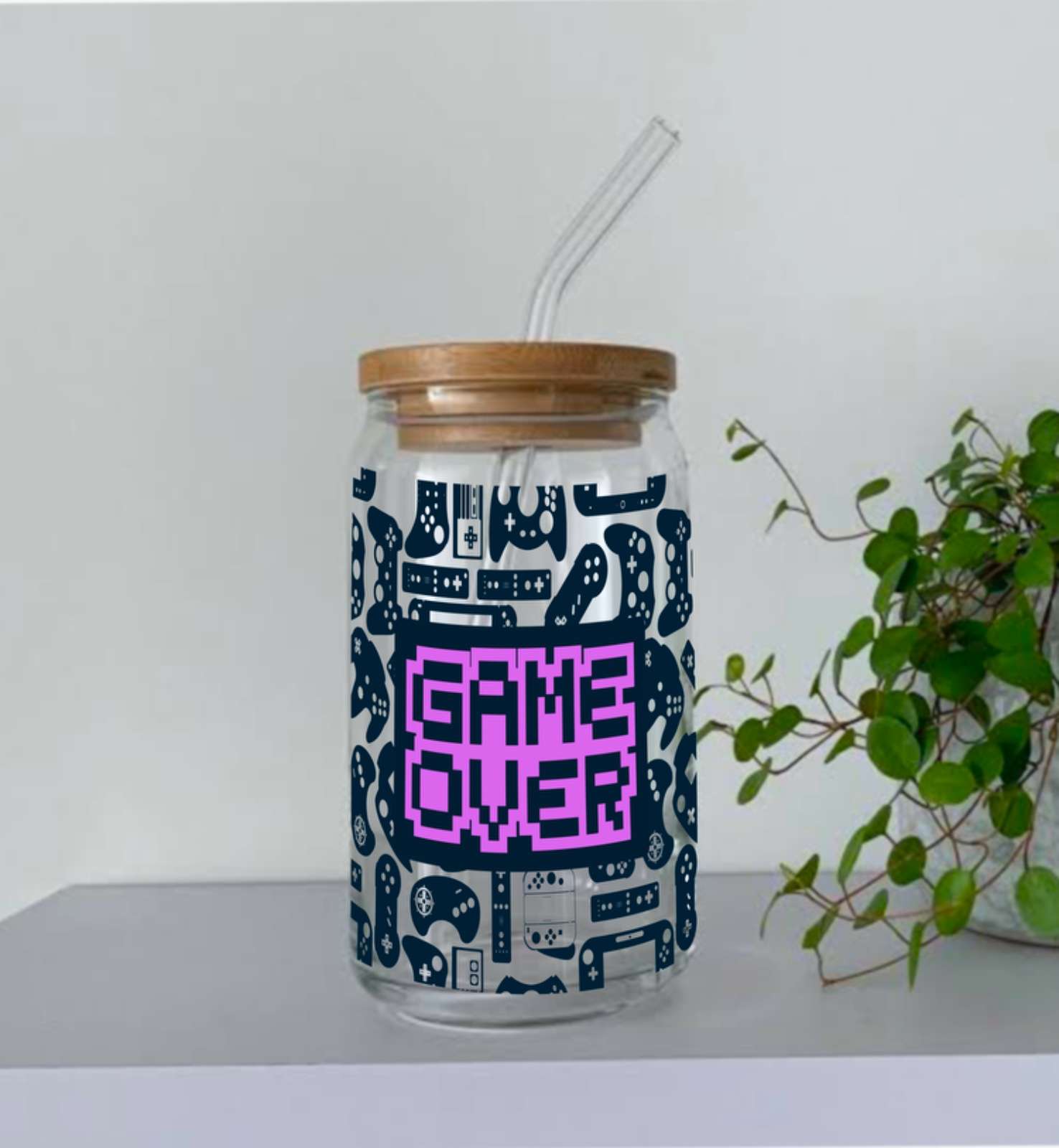 Gaming Glass Tumbler - 550ml - Image 3