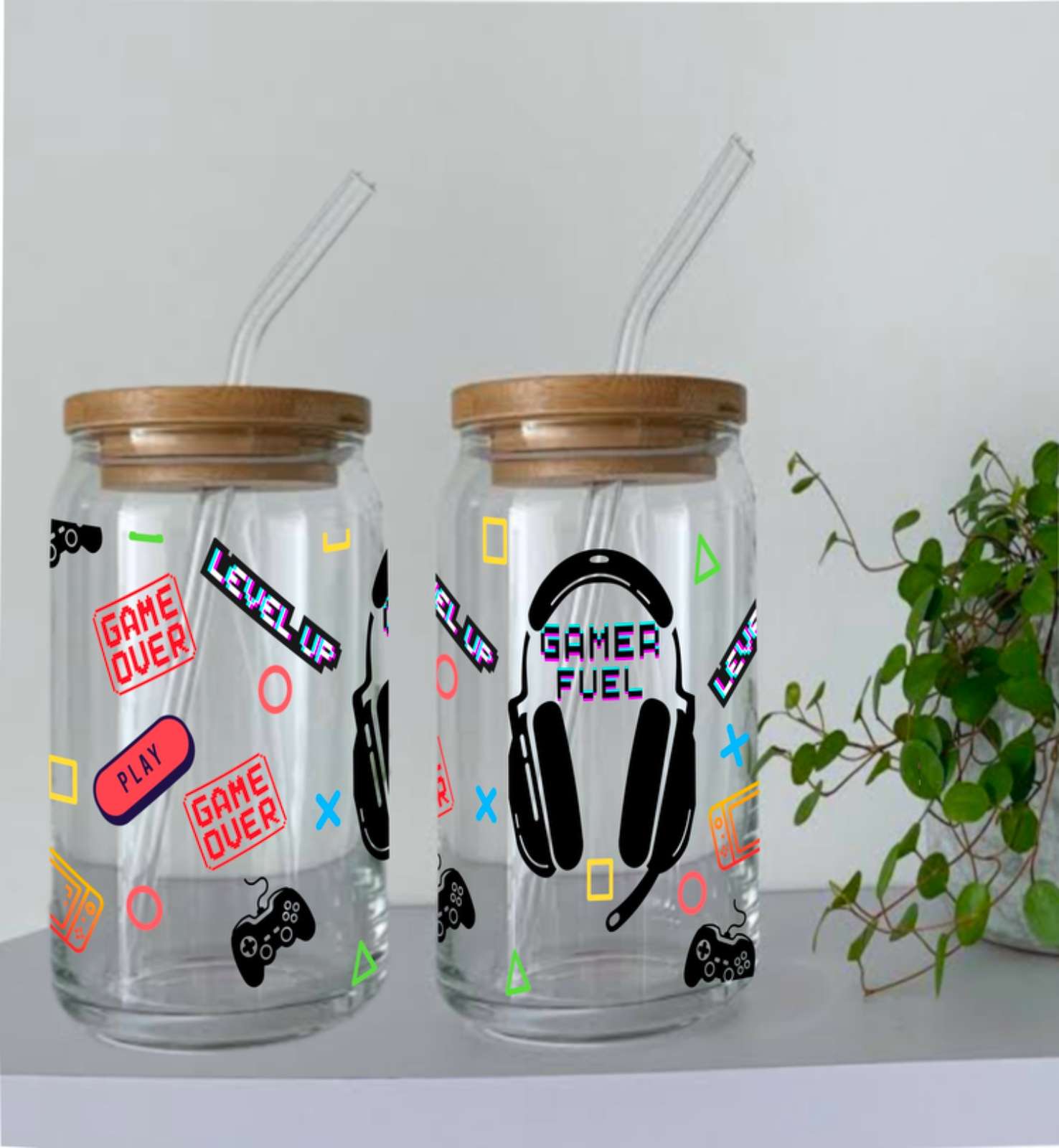 Gaming Glass Tumbler - 550ml - Image 4
