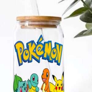Pokemon Glass Tumbler - 550ml