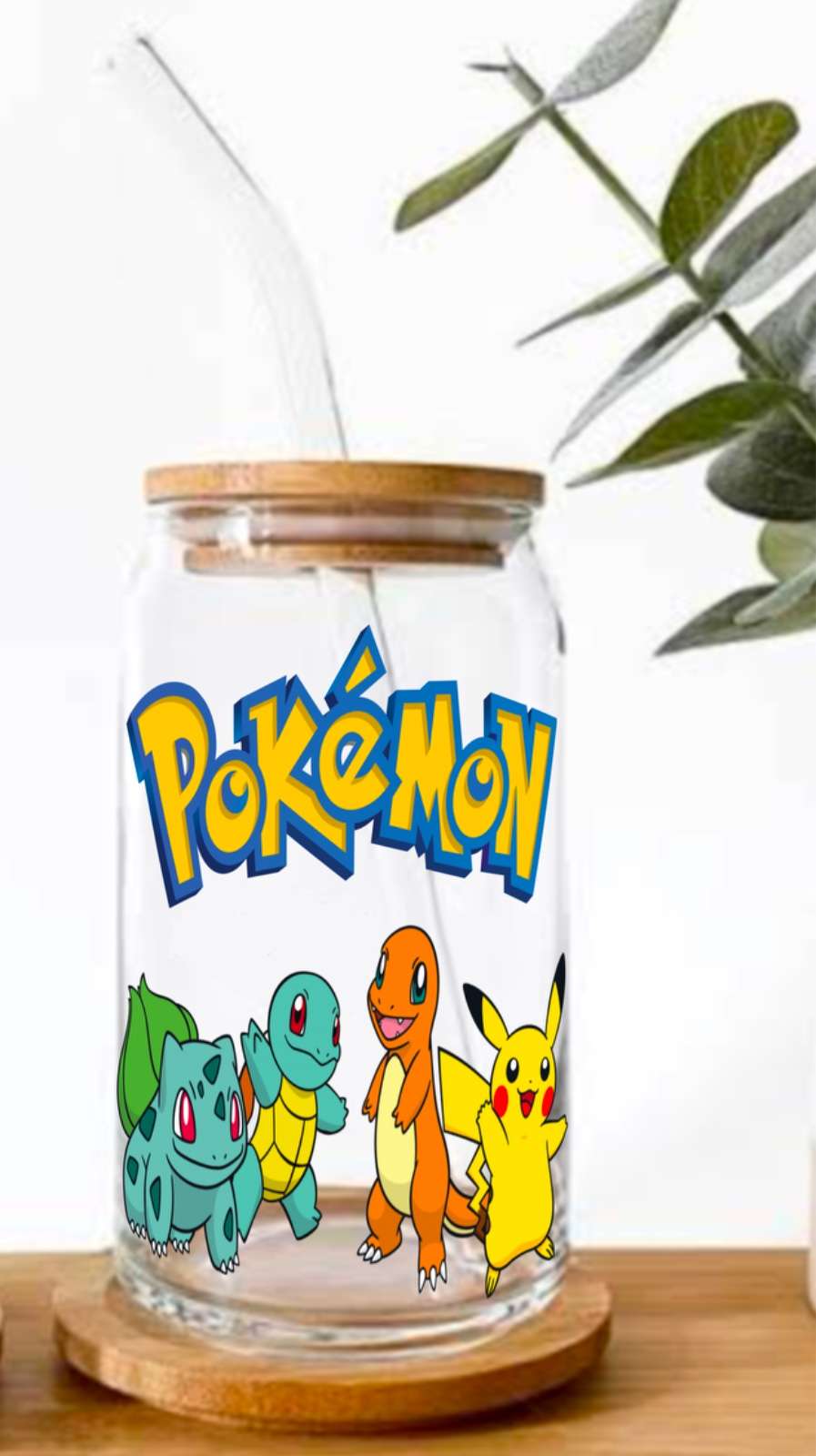 Pokemon Glass Tumbler - 550ml