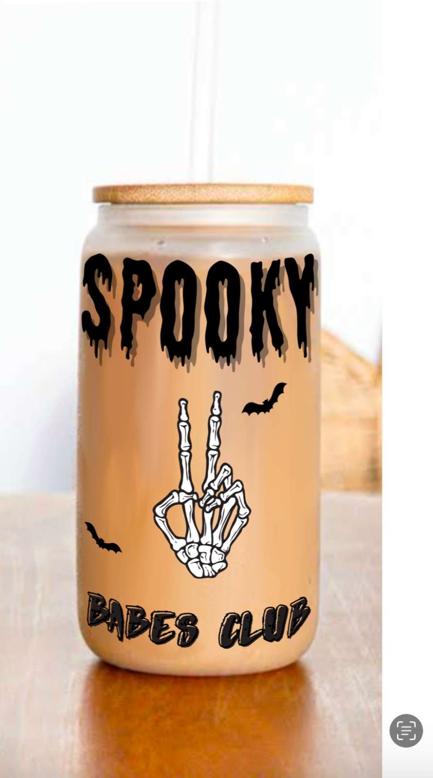 Spooky Dudes Glass Tumbler - 550ml - Image 2