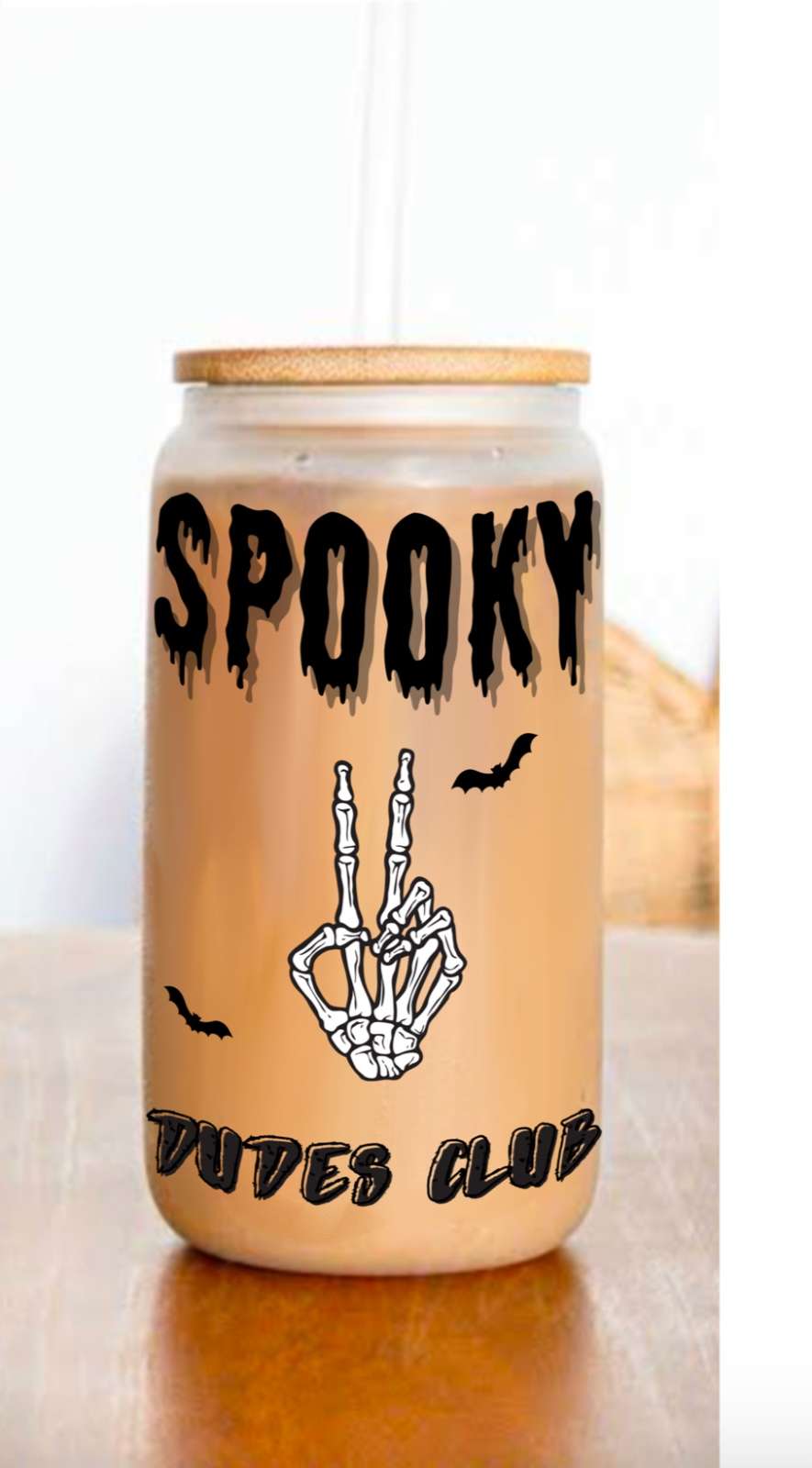 Spooky Dudes Glass Tumbler - 550ml