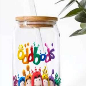 Oddbods Glass Tumbler - 550ml