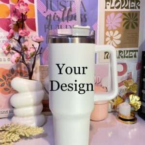 Hydrasip white Tumbler - 40oz