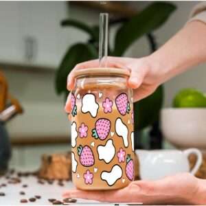 Berry Bliss glass Tumbler - 550ml