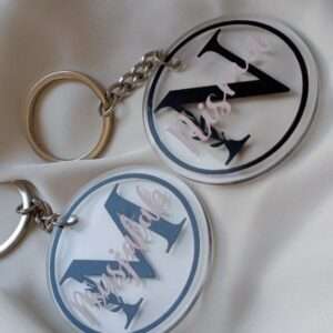 UV Color Changing Acrylic keychain