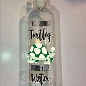 Turtle Glass Bottle - 550ml