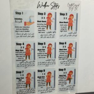 Waterproof Wudhu & Ghussal Posters Sticker