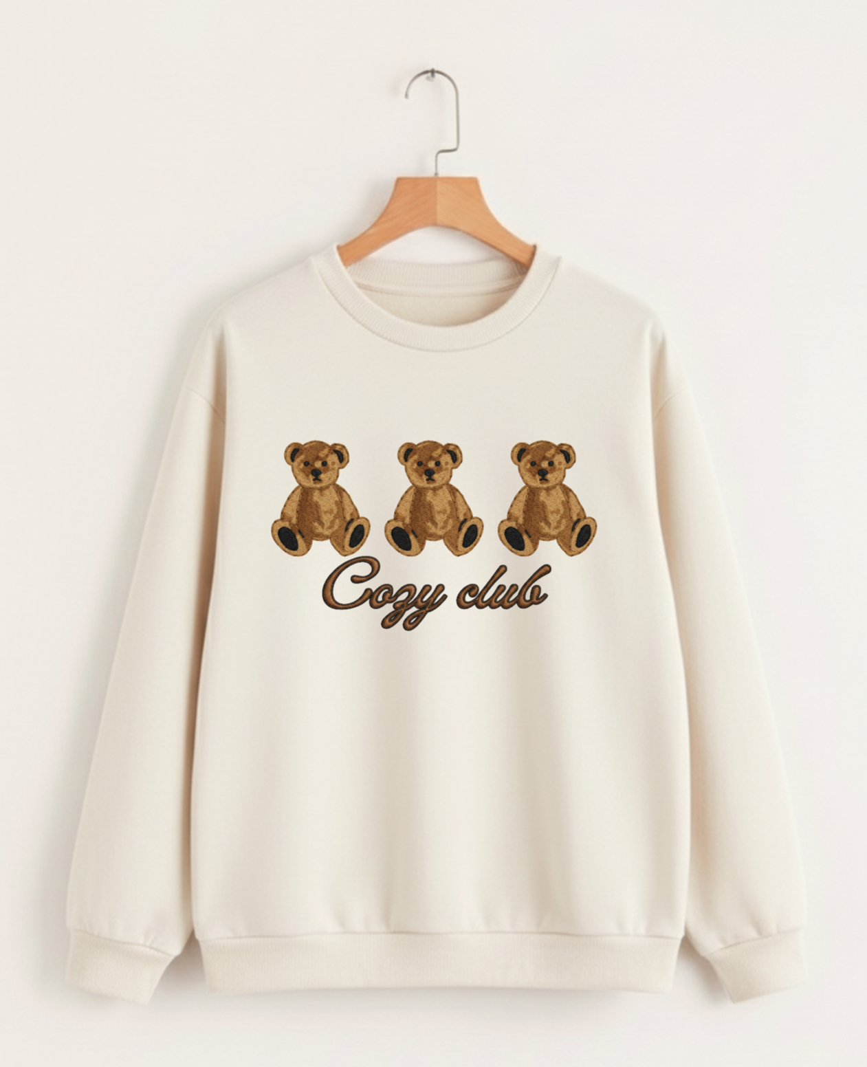 Teddy Cozy Club Oversized Sweatshirt