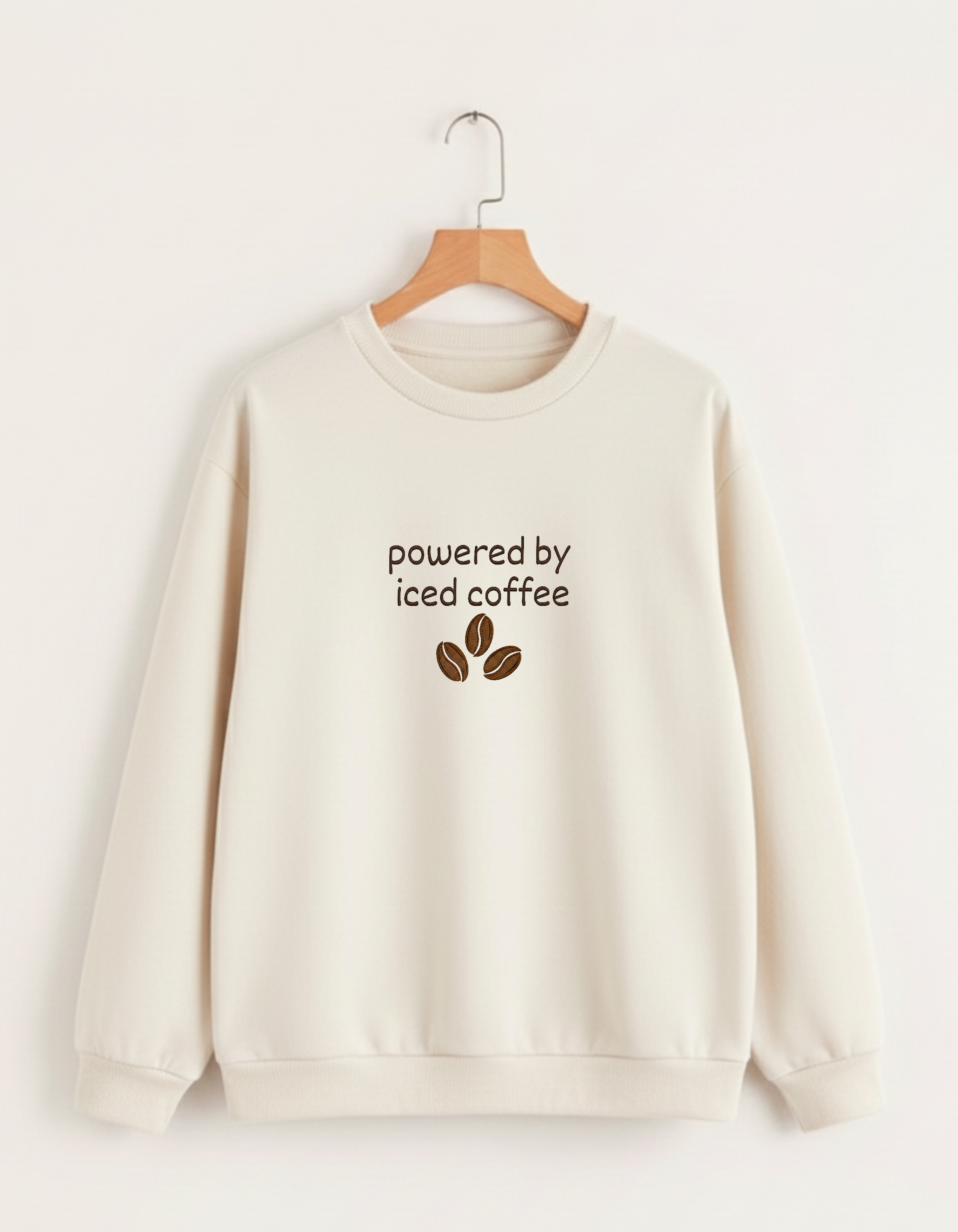 Powered by Iced Coffee Oversized Sweatshirt