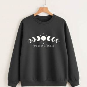 Lunar Phase Oversized Sweatshirt