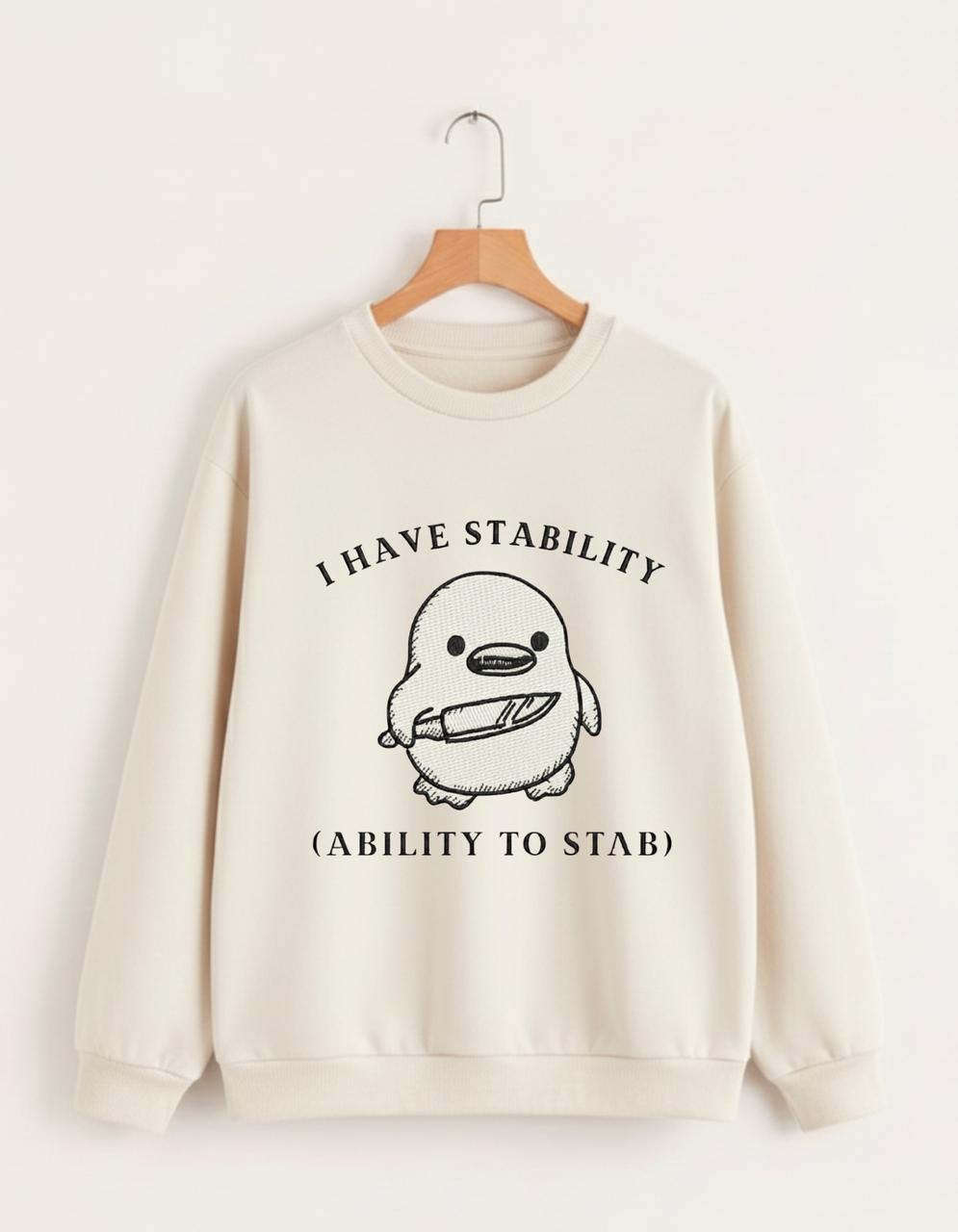 Stable But Spicy Oversized Sweatshirt
