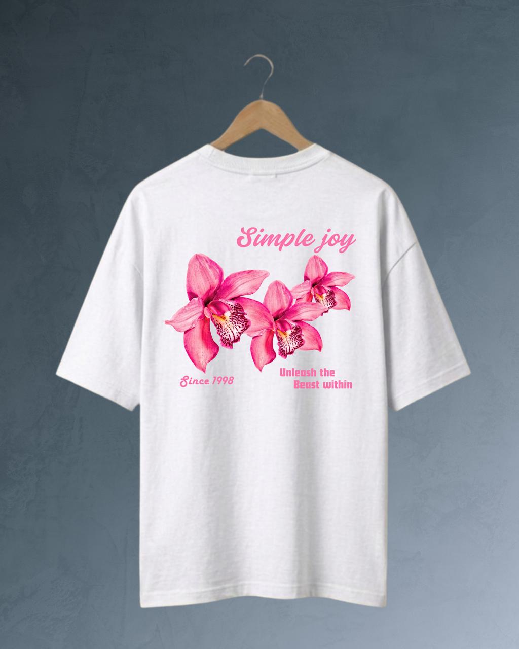 "Simple Joy" Orchid T-shirt - Image 2