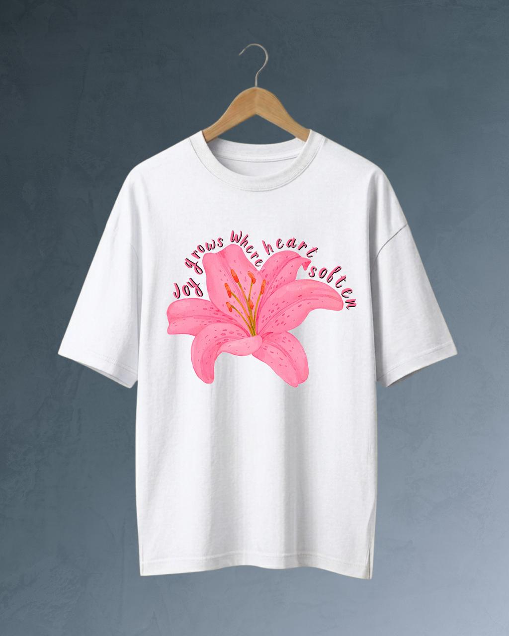 The "Joy Grows" Floral T-shirt