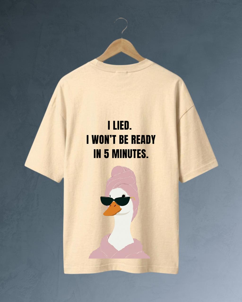 Sassy Goose Quote Oversized T-Shirt
