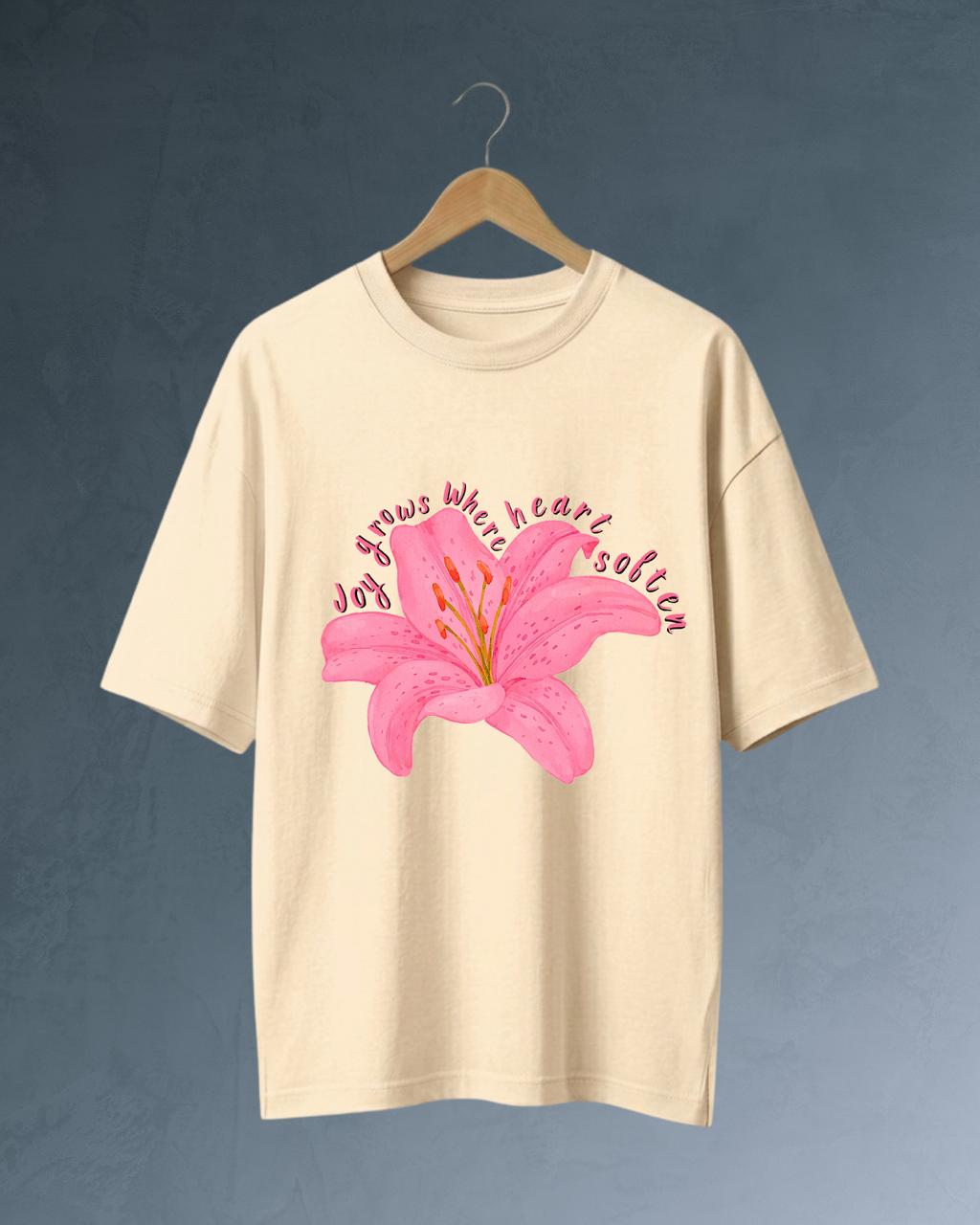 The "Joy Grows" Floral T-shirt - Image 3