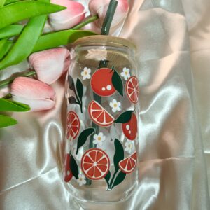 Citrus Slices Glass Tumbler